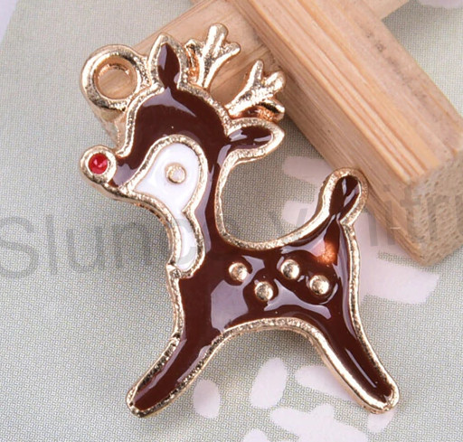 Přívěsek srneček - 15 x 20 mm (AA111)