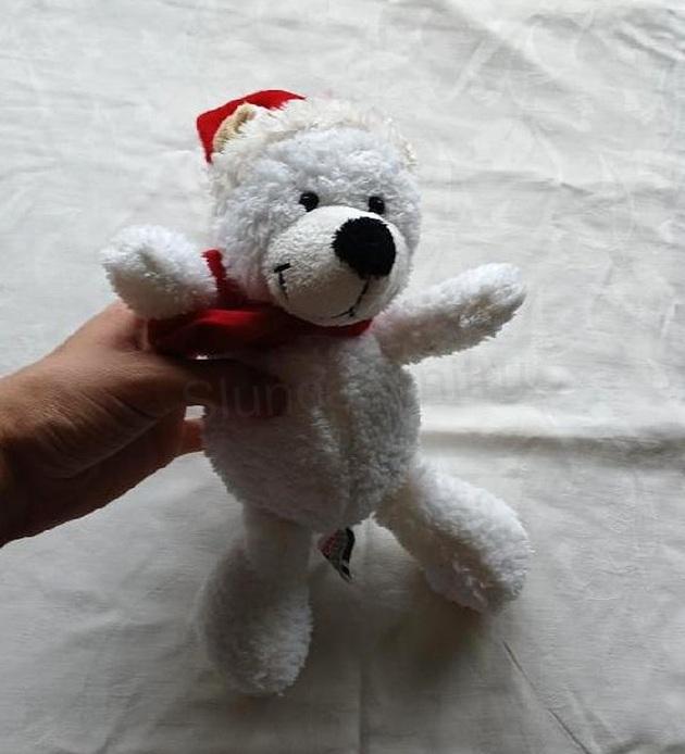 Retro plyšový medvídek KINDER 23 cm (D1201)