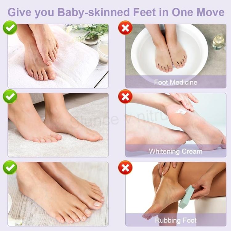 ACWOO Foot Peel Mask – 4 páry exfoliačních ponožek (F95)