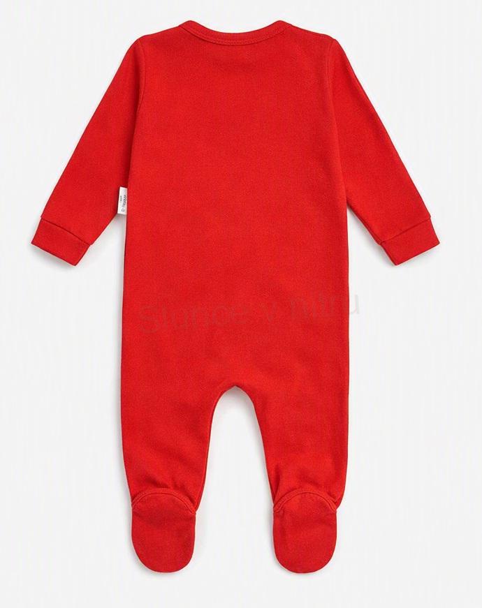 Dětské body červené– velikost 0–3M (W279)