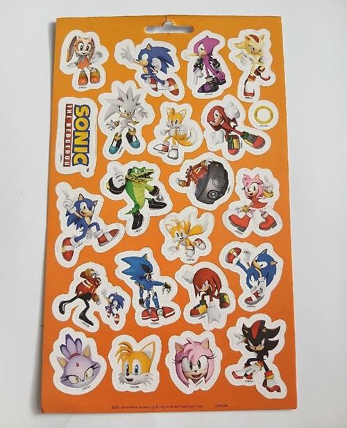 Samolepky, nálepky Sonic 25 × 15 cm (E1101)