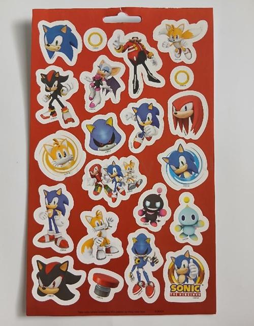 Samolepky, nálepky Sonic 25 × 15 cm (E1104)