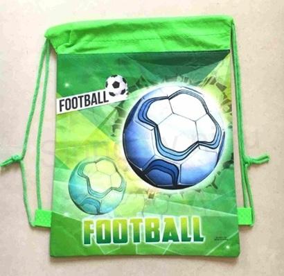 Stahovací taška, sáček na přezůvky football 24 x 37 cm (E107)