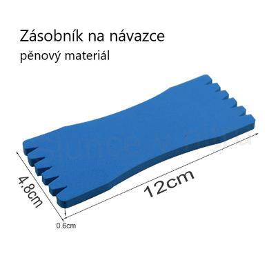 Zásobník na návazce 9,8 x 4,6 cm více barev (R8)