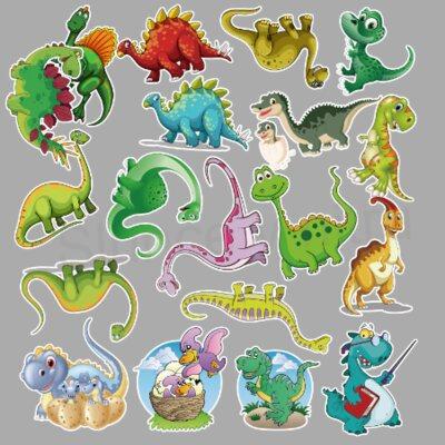  Dinosaurus samolepky pro děti 5 kusů (E17)