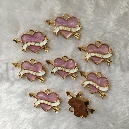 Přívěsek  srdce - 16 x 25 mm (AA135)