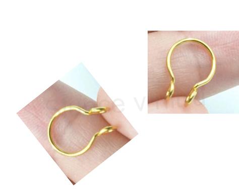 Piercing do nosu z chirurgické oceli 10 mm (BB111)