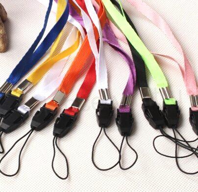 Nylonová šňůrka na krk jednobarevná Tmavě modrá (E20) 