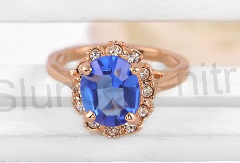 Pozlacený prsten princezny Diana / Kate (BP114)