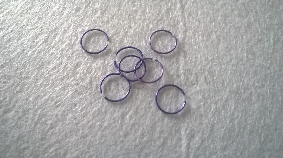 Piercing kroužek z chirurgické oceli 8 mm ( BB118)