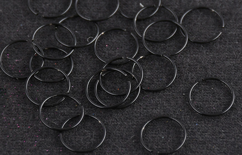 Piercing kroužek z chirurgické oceli 8 mm ( BB120)