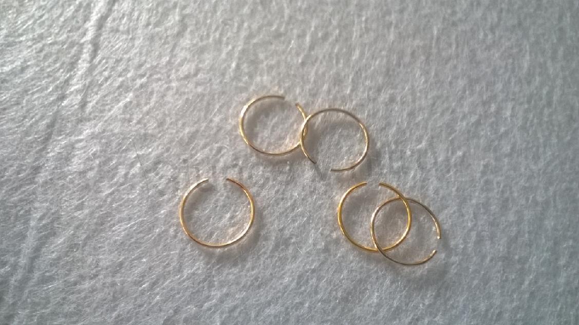 Piercing kroužek z chirurgické oceli 8 mm ( BB123)