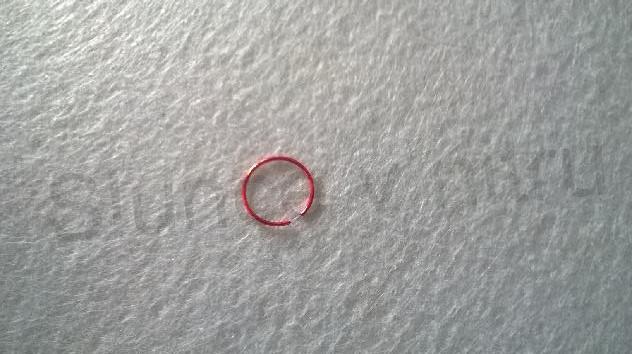 Piercing kroužek z chirurgické oceli ( BB125)