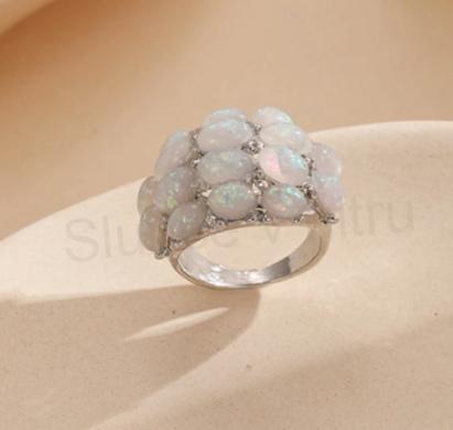 Dámský Opálový gotický prsten velikost 56 (BP115)