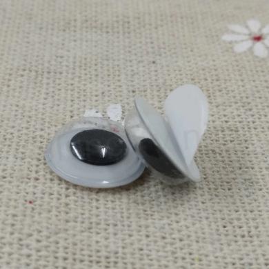 Samolepicí oči 8 mm - 20 ks (C160)