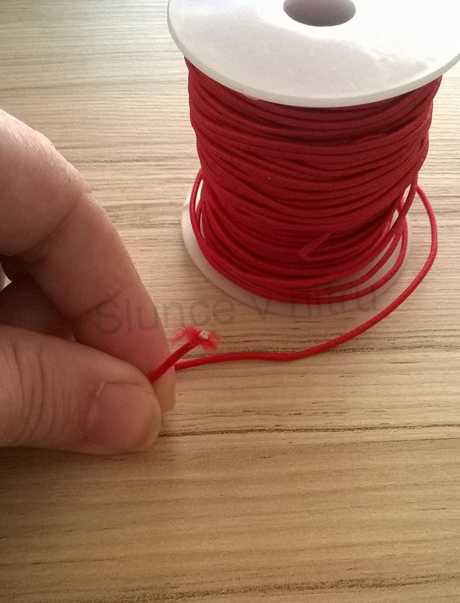 Pruženka kulatá červená Ø1,5 mm (N74)
