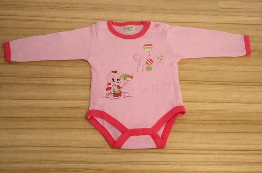 Kojenecké body dlouhý rukáv – vel. 62 (W27)