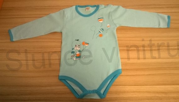 Kojenecké body dlouhý rukáv vel. 62 (W28)