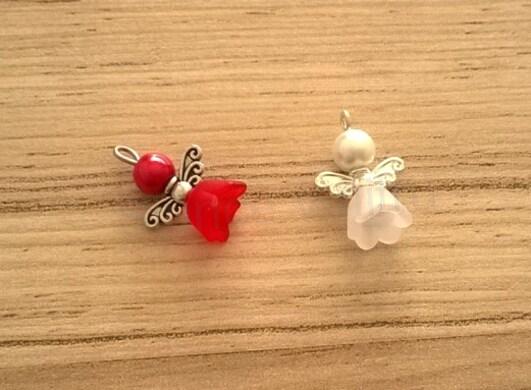 Andílek pro štěstí - talisman - 1 pár (H84)