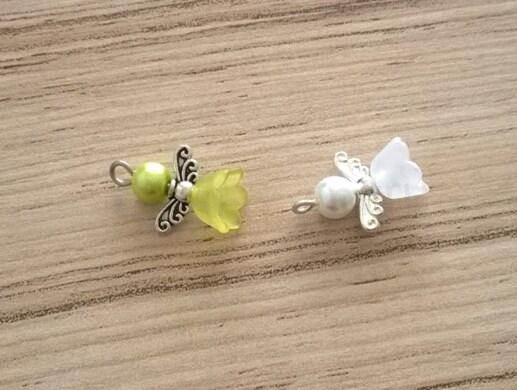 Andílek pro štěstí - talisman - 1 pár (H91)