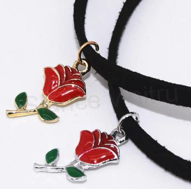 Náhrdelník choker s květinou (BD84)