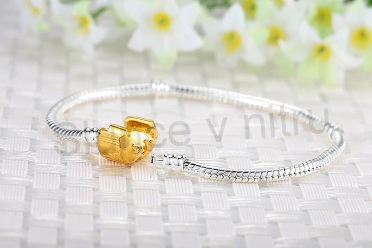 Postříbřený náramek Pandora (BC230)