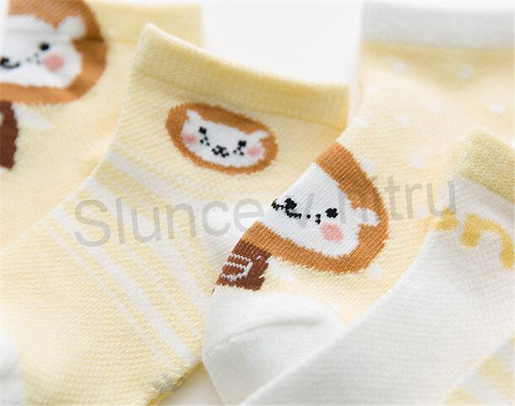 Kojenecké ponožky 0 - 12 m - 5 párů (W122)