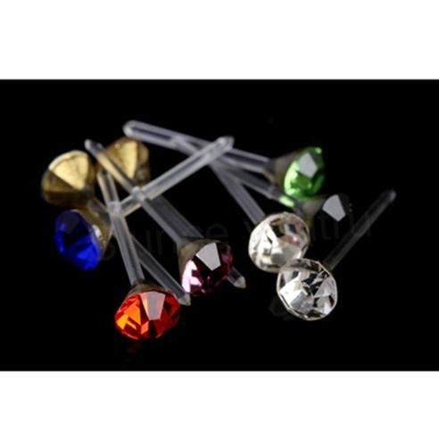 Hypoalergenní puzetové náušnice se zirkony – 16 × 3,1 mm (BB141)