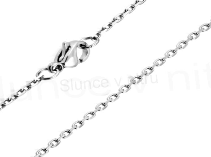 Náhrdelník s přívěškem - Iniciál písmeno B, chirurgická ocel (BD19)