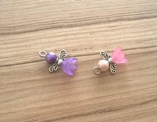 Andílek pro štěstí - talisman - 1 pár (H92)