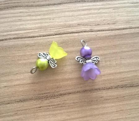 Andílek pro štěstí - talisman - 1 pár (H97)