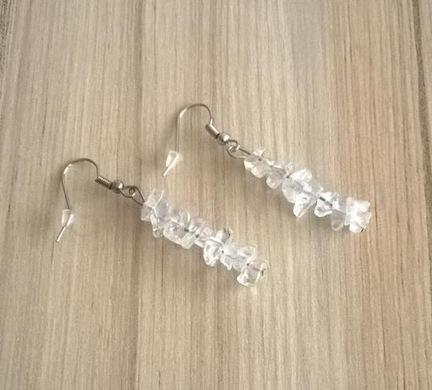  Minerální Křišťálové náušnice (X24)