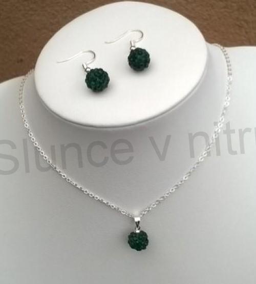 Postřííbřená souprava šperků se Swarovski Elements (BS22)