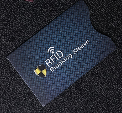 Bezpečnostní pouzdro-obal na kreditní karty RFID-BLOK (H107)