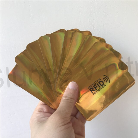Bezpečnostní pouzdro-obal na kreditní karty RFID-BLOK (H109)