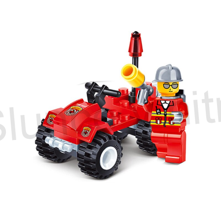 Stavebnice lego auto hasiči (D75)