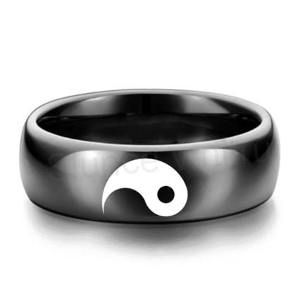 Prsten z chirurgické oceli  Jang (BP242)