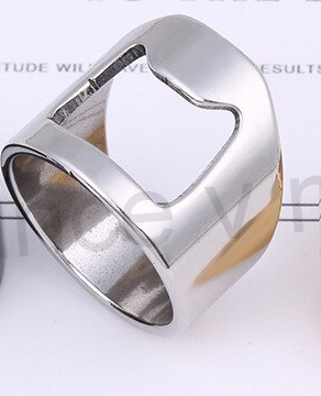 Pánský prsten z chirurgické oceli Otvirák (BP246)