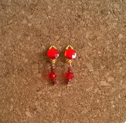 Náušnice klipsy swarovski elements (BB176)