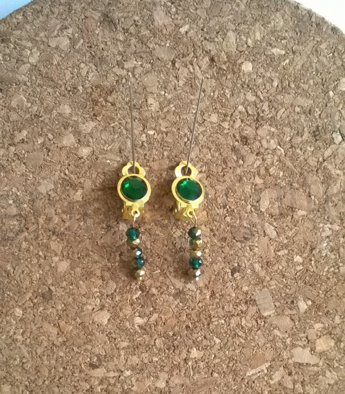 Náušnice klipsy swarovski elements (BB183)