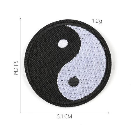Samolepicí nSamolepicí nažehlovací nášivka – jin jang (C226)