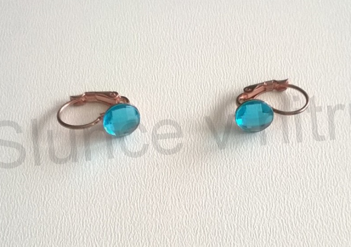 Jemné náušnice s kamínkem (BB247)