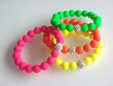 Neonový náramek se Swarovski elements (BC399)