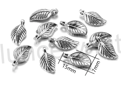 Přívěsek Lístek 7 x 14 mm (AA196)