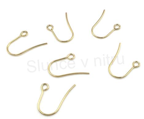 Afroháček jednoduchý chirurgická ocel 13 x 20 mm, 1 pár (AA244)