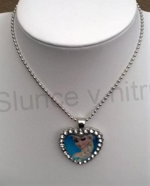 Náhrdelník s přívěškem Elsa ledové království (BD177)