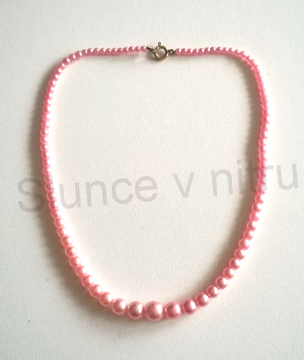 Náhrdelník korálkový, starožitný (BD185)