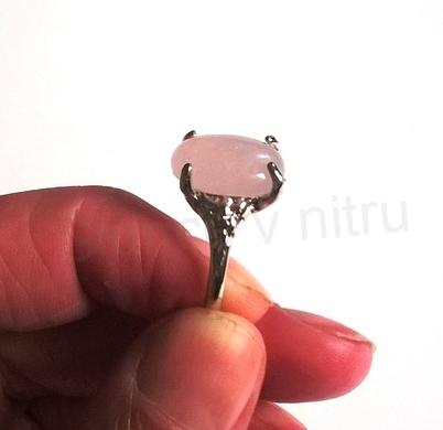 Minerální prsten růženín velikost 56 (X178)