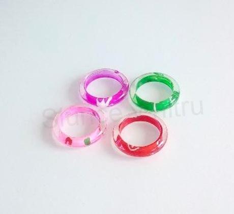 Prsten fialový 18 mm z pryskyřice (BP199)