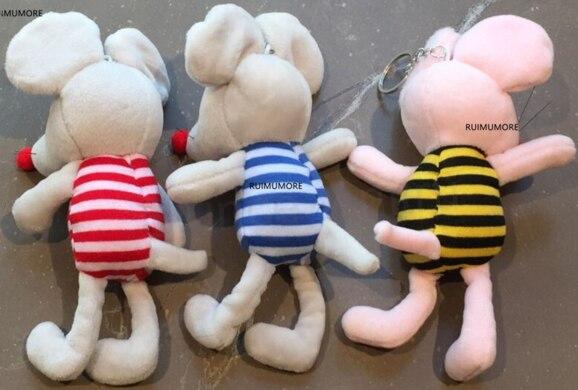 Plyšová hračka myška šedá (D94)